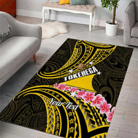 Personalised Tokelau Tokehega Day Area Rug Tokelauan Tatau Black Color LT14 - Polynesian Pride