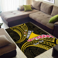 Personalised Tokelau Tokehega Day Area Rug Tokelauan Tatau Black Color LT14 - Polynesian Pride