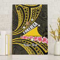 Personalised Tokelau Tokehega Day Canvas Wall Art Tokelauan Tatau Black Color LT14 Without Frame Black - Polynesian Pride