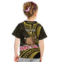 Personalised Tokelau Tokehega Day Kid T Shirt Tokelauan Tatau Black Color LT14 - Polynesian Pride