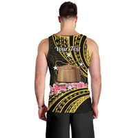 Personalised Tokelau Tokehega Day Men Tank Top Tokelauan Tatau Black Color LT14 - Polynesian Pride