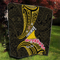 Personalised Tokelau Tokehega Day Quilt Tokelauan Tatau Black Color LT14 - Polynesian Pride