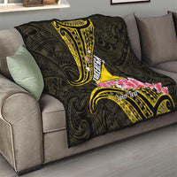 Personalised Tokelau Tokehega Day Quilt Tokelauan Tatau Black Color LT14 - Polynesian Pride