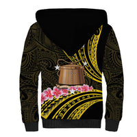 Personalised Tokelau Tokehega Day Sherpa Hoodie Tokelauan Tatau Black Color LT14 - Polynesian Pride