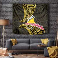 Personalised Tokelau Tokehega Day Tapestry Tokelauan Tatau Black Color LT14 Black - Polynesian Pride