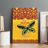 Personalised Tufi Tapa and Tattoo Festival Canvas Wall Art PNG Oro Butterfly Tapa Pattern LT14 - Polynesian Pride