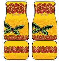 Personalised Tufi Tapa and Tattoo Festival Car Mats PNG Oro Butterfly Tapa Pattern LT14 - Polynesian Pride