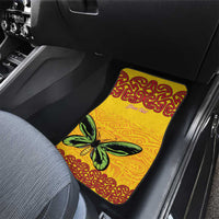 Personalised Tufi Tapa and Tattoo Festival Car Mats PNG Oro Butterfly Tapa Pattern LT14 - Polynesian Pride