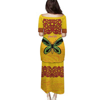 Personalised Tufi Tapa and Tattoo Festival Puletasi PNG Oro Butterfly Tapa Pattern LT14 - Polynesian Pride