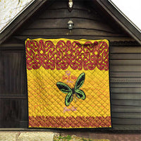 Personalised Tufi Tapa and Tattoo Festival Quilt PNG Oro Butterfly Tapa Pattern LT14 - Polynesian Pride