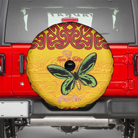 Personalised Tufi Tapa and Tattoo Festival Spare Tire Cover PNG Oro Butterfly Tapa Pattern LT14 - Polynesian Pride