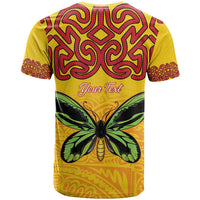 Personalised Tufi Tapa and Tattoo Festival T Shirt PNG Oro Butterfly Tapa Pattern LT14 - Polynesian Pride