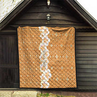 Personalised Tufi Tapa and Tattoo Festival Quilt Oro Tapa Cloth With Plumeria LT14 - Polynesian Pride
