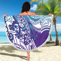 Personalised New Zealand Suicide Prevention Month Beach Blanket You Matter NZ Fern With Maori Koru Lizard LT14 - Polynesian Pride