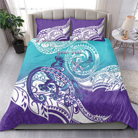 Personalised New Zealand Suicide Prevention Month Bedding Set You Matter NZ Fern With Maori Koru Lizard LT14 - Polynesian Pride