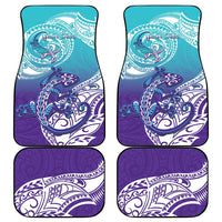 Personalised New Zealand Suicide Prevention Month Car Mats You Matter NZ Fern With Maori Koru Lizard LT14 - Polynesian Pride