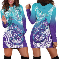 Personalised New Zealand Suicide Prevention Month Hoodie Dress You Matter NZ Fern With Maori Koru Lizard LT14 - Polynesian Pride