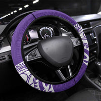 New Zealand Suicide Prevention Month Steering Wheel Cover You Matter NZ Fern With Maori Koru Lizard LT14 Universal Fit Teal - Polynesian Pride