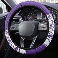 New Zealand Suicide Prevention Month Steering Wheel Cover You Matter NZ Fern With Maori Koru Lizard LT14 - Polynesian Pride