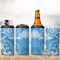 New Zealand Autism Awareness 4 in 1 Can Cooler Tumbler NZ Fern With Maori Koru Lizard LT14 - Polynesian Pride
