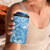 New Zealand Autism Awareness 4 in 1 Can Cooler Tumbler NZ Fern With Maori Koru Lizard LT14 - Polynesian Pride