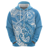 Personalised New Zealand Autism Awareness Hoodie NZ Fern With Maori Koru Lizard LT14 - Polynesian Pride