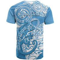 Personalised New Zealand Autism Awareness T Shirt NZ Fern With Maori Koru Lizard LT14 - Polynesian Pride