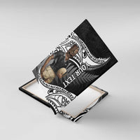Custom New Zealand Silver Fern Rugby Canvas Wall Art 2024 Aotearoa Maori Mascot Go All Black LT14 With Frame Black - Polynesian Pride