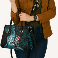 New Zealand Darts Christmas Leather Bag Maori Fern Merry Dartsmas LT14 - Polynesian Pride