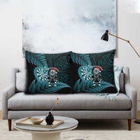 New Zealand Darts Christmas Pillow Cover Maori Fern Merry Dartsmas LT14 - Polynesian Pride