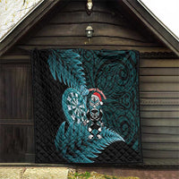 New Zealand Darts Christmas Quilt Maori Fern Merry Dartsmas LT14 - Polynesian Pride