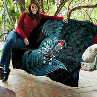 New Zealand Darts Christmas Quilt Maori Fern Merry Dartsmas LT14 - Polynesian Pride