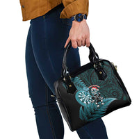 New Zealand Darts Christmas Shoulder Handbag Maori Fern Merry Dartsmas LT14 - Polynesian Pride