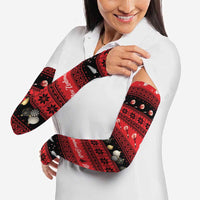 New Zealand Darts Christmas Arm Sleeves Merry Xmas Aotearoa Maori Red LT14 - Polynesian Pride