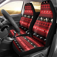 New Zealand Darts Christmas Car Seat Cover Merry Xmas Aotearoa Maori Red LT14 - Polynesian Pride