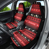 New Zealand Darts Christmas Car Seat Cover Merry Xmas Aotearoa Maori Red LT14 - Polynesian Pride