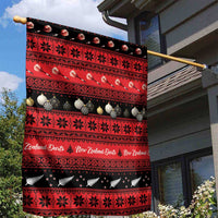 New Zealand Darts Christmas Garden Flag Merry Xmas Aotearoa Maori Red LT14 - Polynesian Pride