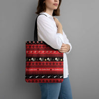 New Zealand Darts Christmas Tote Bag Merry Xmas Aotearoa Maori Red LT14 - Polynesian Pride