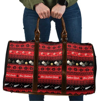 New Zealand Darts Christmas Travel Bag Merry Xmas Aotearoa Maori Red LT14 Red - Polynesian Pride