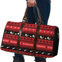 New Zealand Darts Christmas Travel Bag Merry Xmas Aotearoa Maori Red LT14 - Polynesian Pride