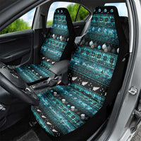 New Zealand Darts Christmas Car Seat Cover Merry Xmas Aotearoa Maori Paua Shell LT14 - Polynesian Pride