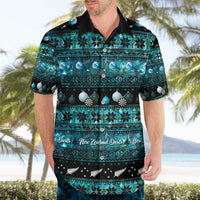 New Zealand Darts Christmas Hawaiian Shirt Merry Xmas Aotearoa Maori Paua Shell LT14 - Polynesian Pride