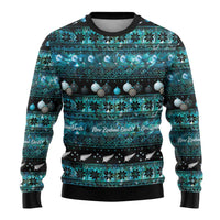New Zealand Darts Christmas Ugly Christmas Sweater Merry Xmas Aotearoa Maori Paua Shell LT14 - Polynesian Pride