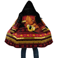 Papua New Guinea Christmas Cloak Bikpela hamamas blong dispela Krismas LT14 Unisex Red - Polynesian Pride