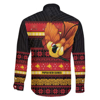 Papua New Guinea Christmas Family Matching Tank Maxi Dress and Hawaiian Shirt Bikpela hamamas blong dispela Krismas - Polynesian Pride