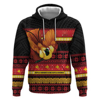Papua New Guinea Christmas Hoodie Bikpela hamamas blong dispela Krismas LT14 Pullover Hoodie Red - Polynesian Pride