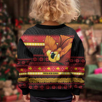 Papua New Guinea Christmas Kid Ugly Christmas Sweater Bikpela hamamas blong dispela Krismas LT14 - Polynesian Pride