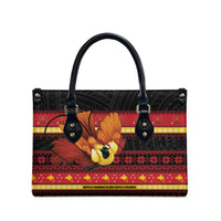 Papua New Guinea Christmas Leather Bag Bikpela hamamas blong dispela Krismas LT14 - Polynesian Pride