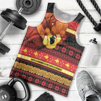 Papua New Guinea Christmas Men Tank Top Bikpela hamamas blong dispela Krismas LT14 - Polynesian Pride