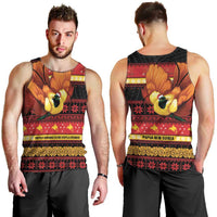 Papua New Guinea Christmas Men Tank Top Bikpela hamamas blong dispela Krismas LT14 - Polynesian Pride